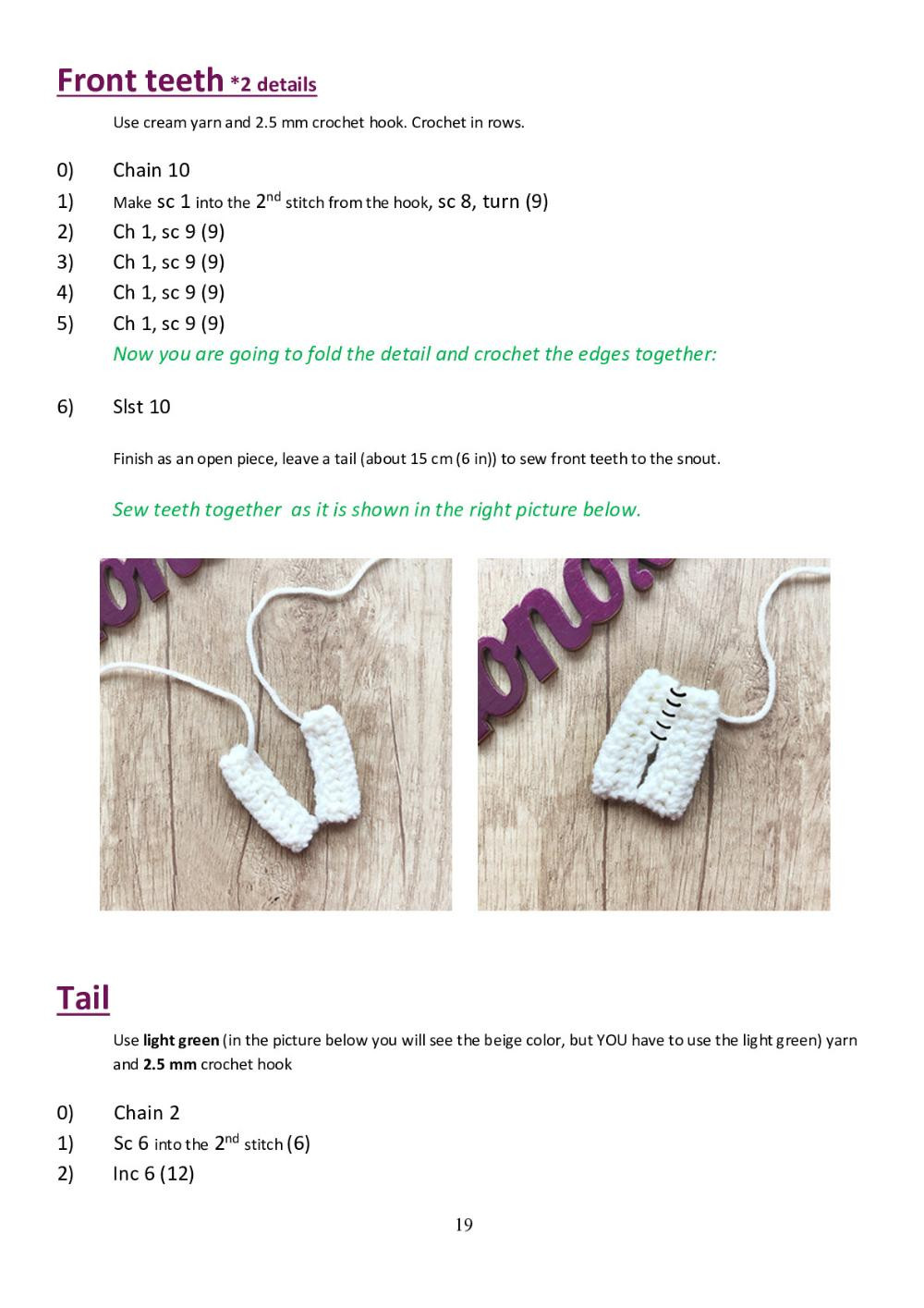 dag crochet pattern