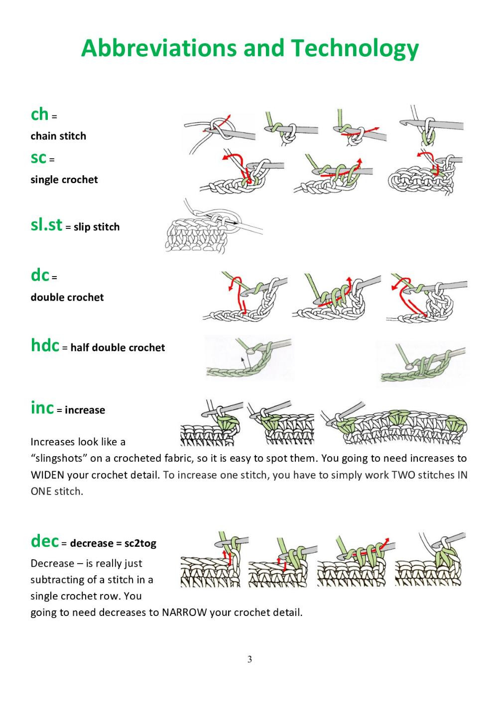 dag crochet pattern