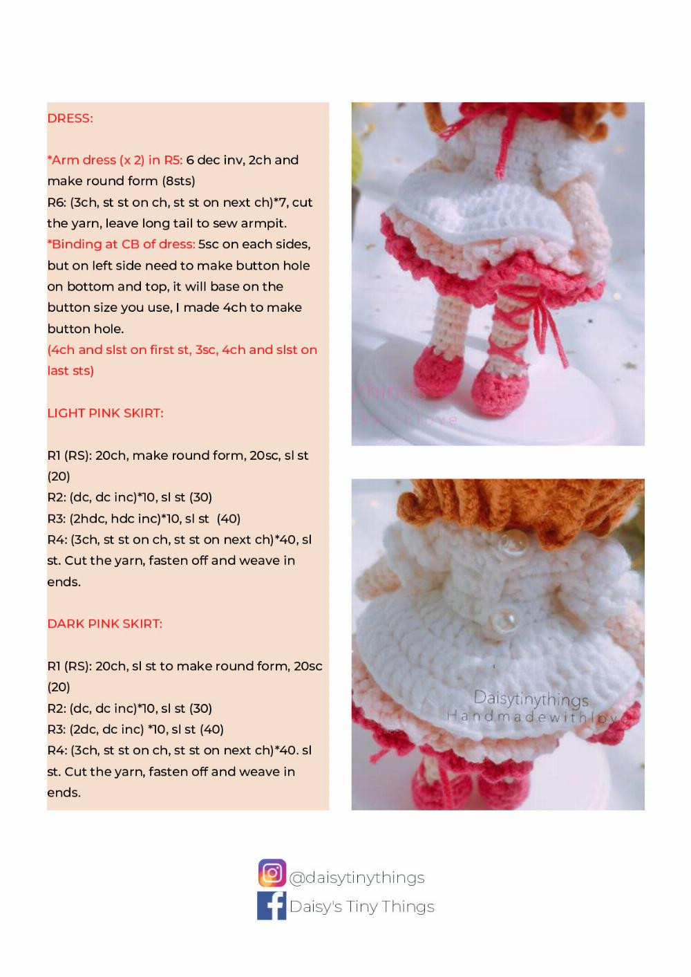 Daisy's Tiny Things "Sakura chibi doll" pattern