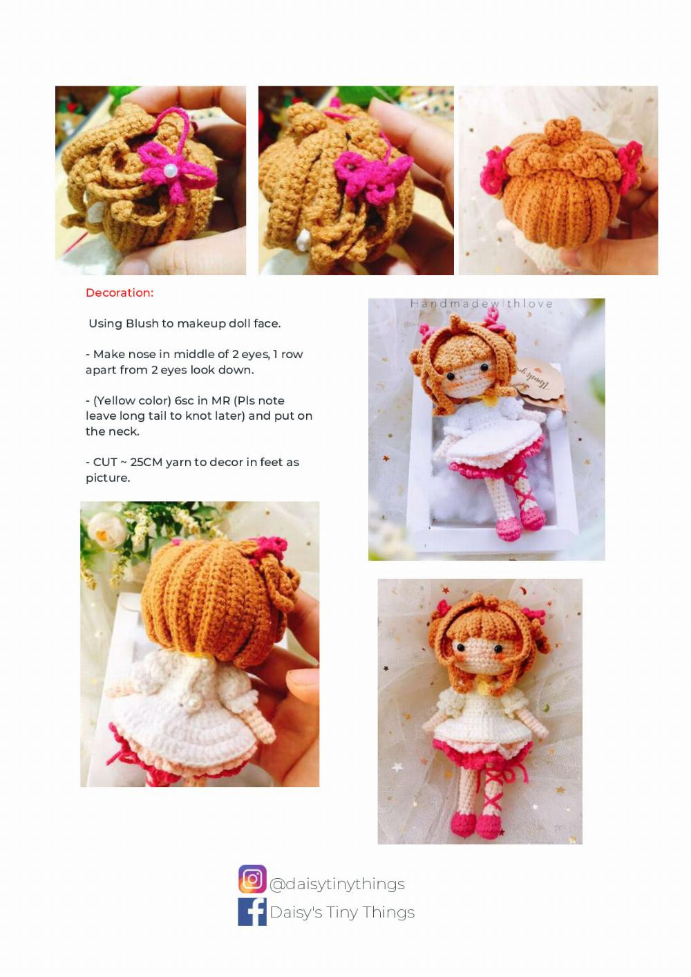 Daisy's Tiny Things "Sakura chibi doll" pattern