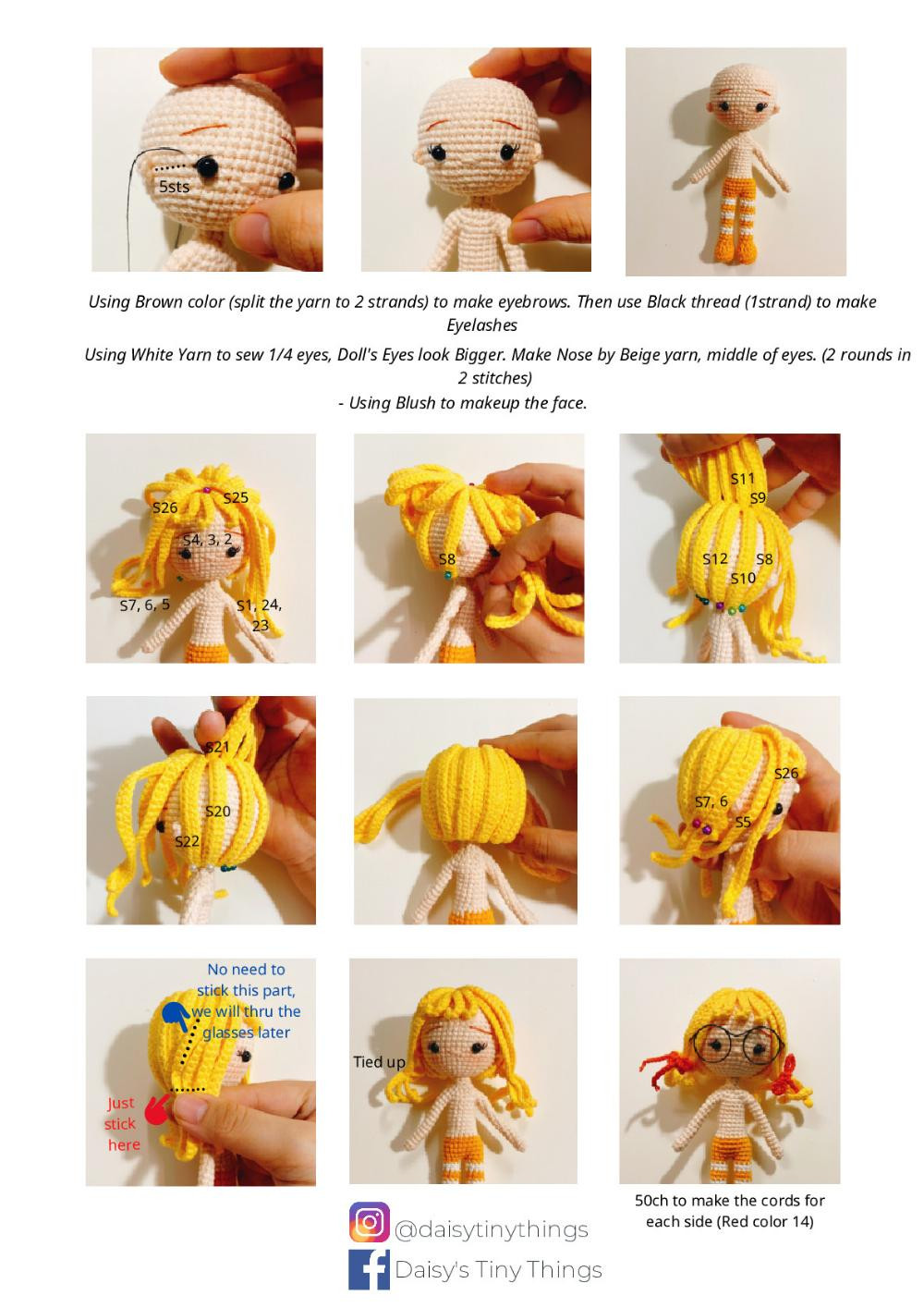 Daisy's Tiny Things "T.N Honey chibi doll" pattern