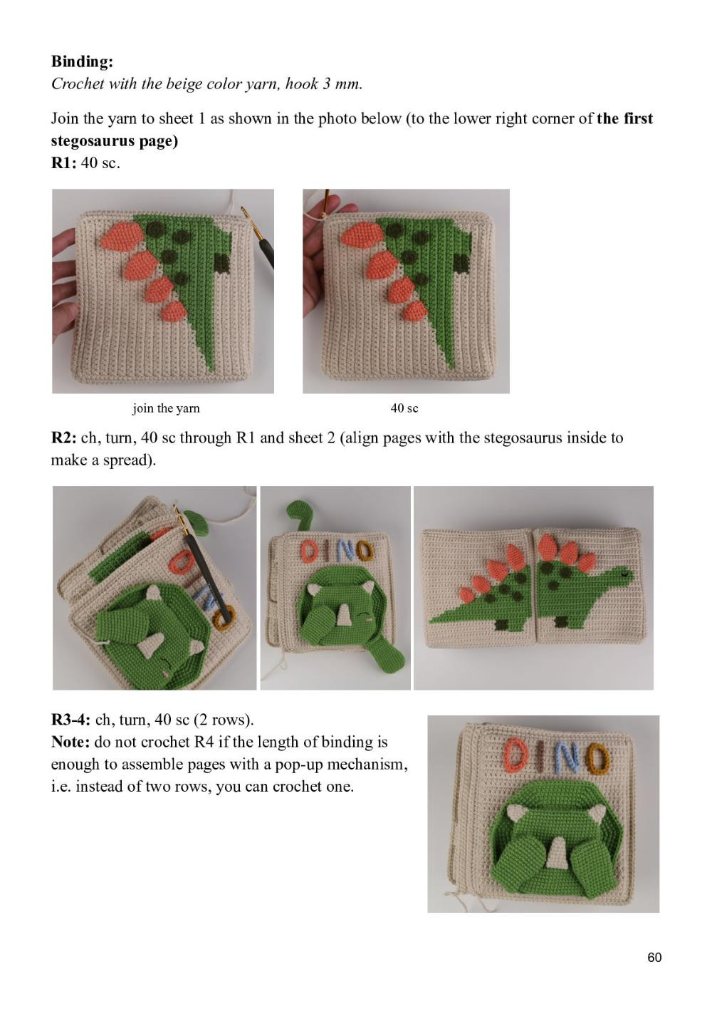 DINO QUIET BOOK