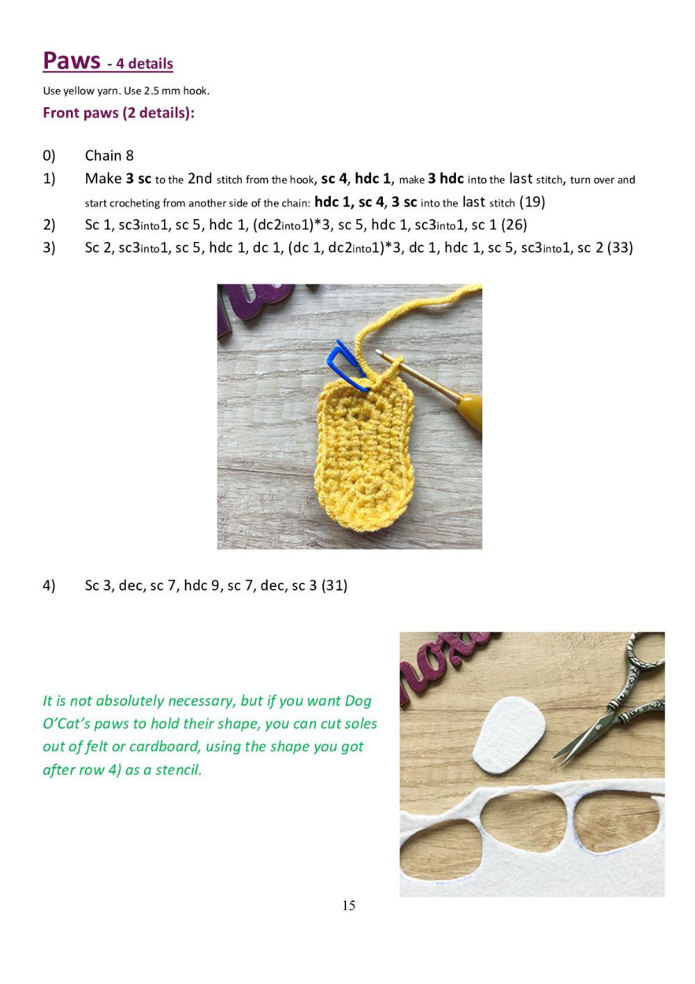 Dog O’Cat Crochet pattern