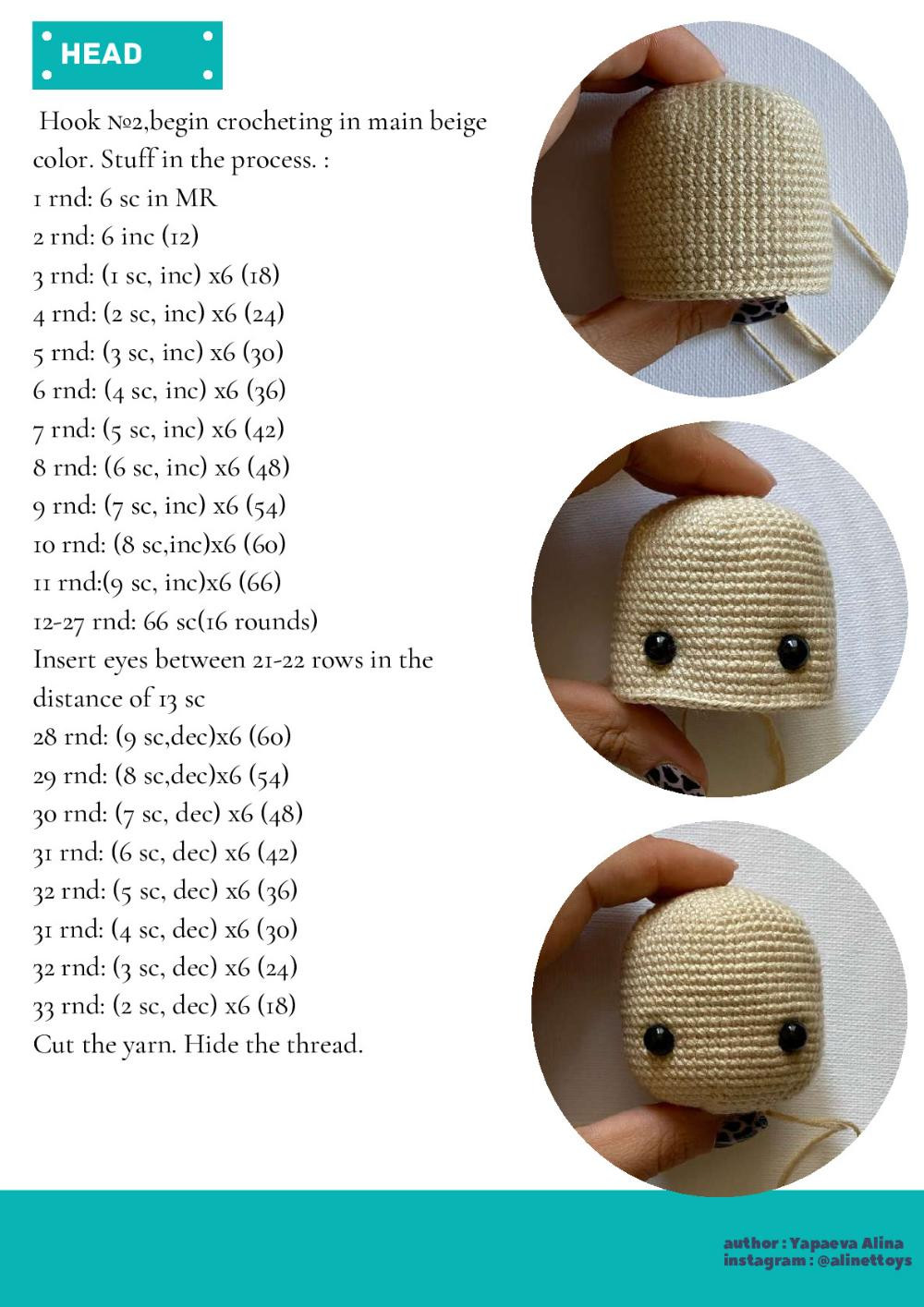 DOLL MULAN crochet pattern