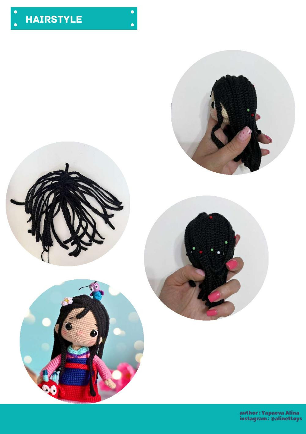 DOLL MULAN crochet pattern