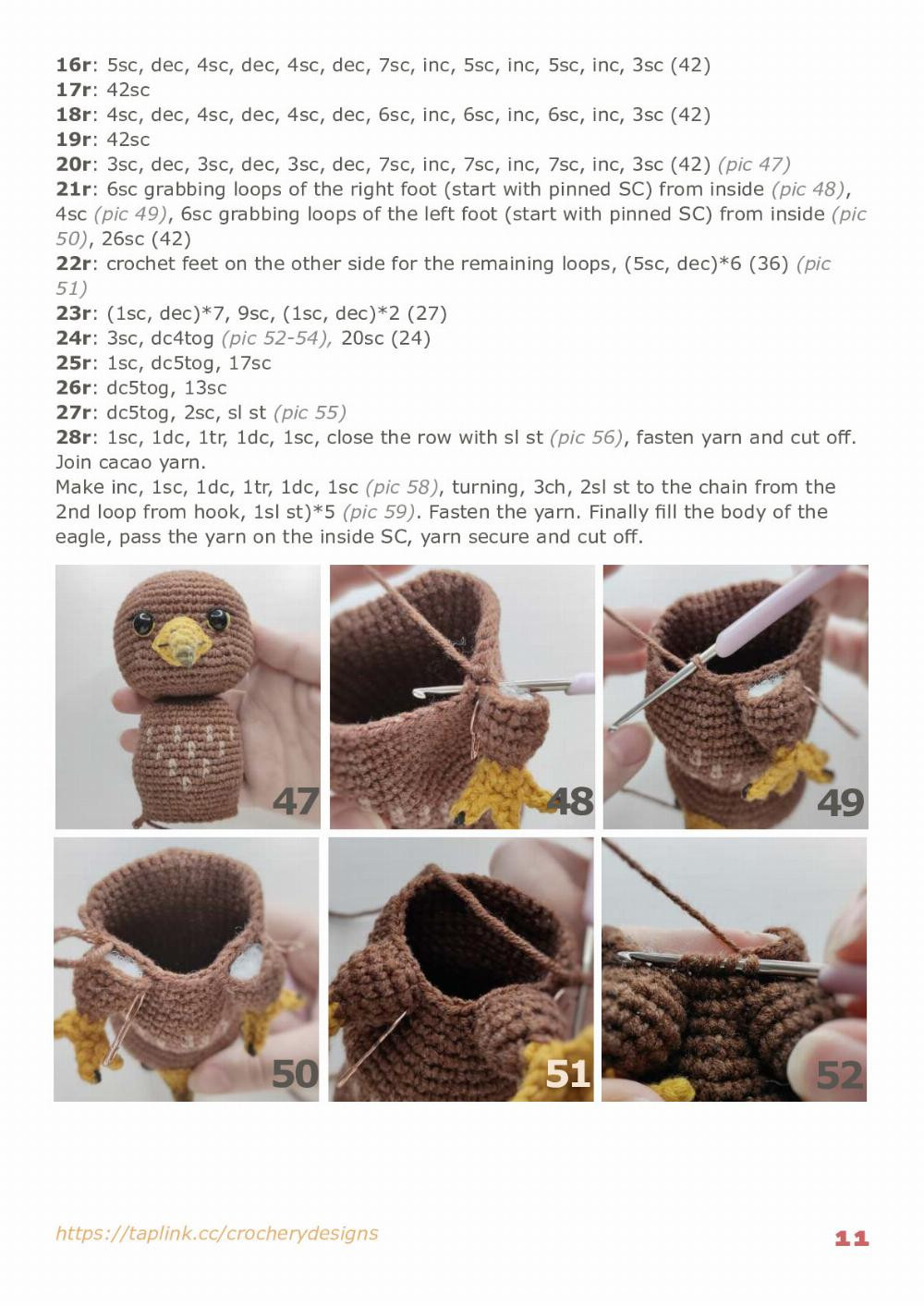 Eagle Ravenna Crochet pattern