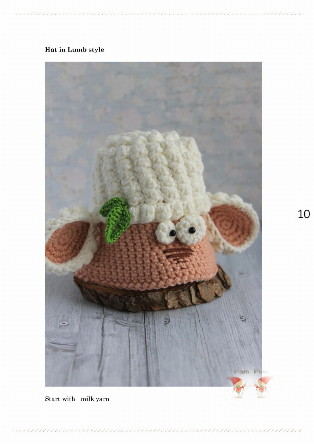 Easter Lamb gnome pattern