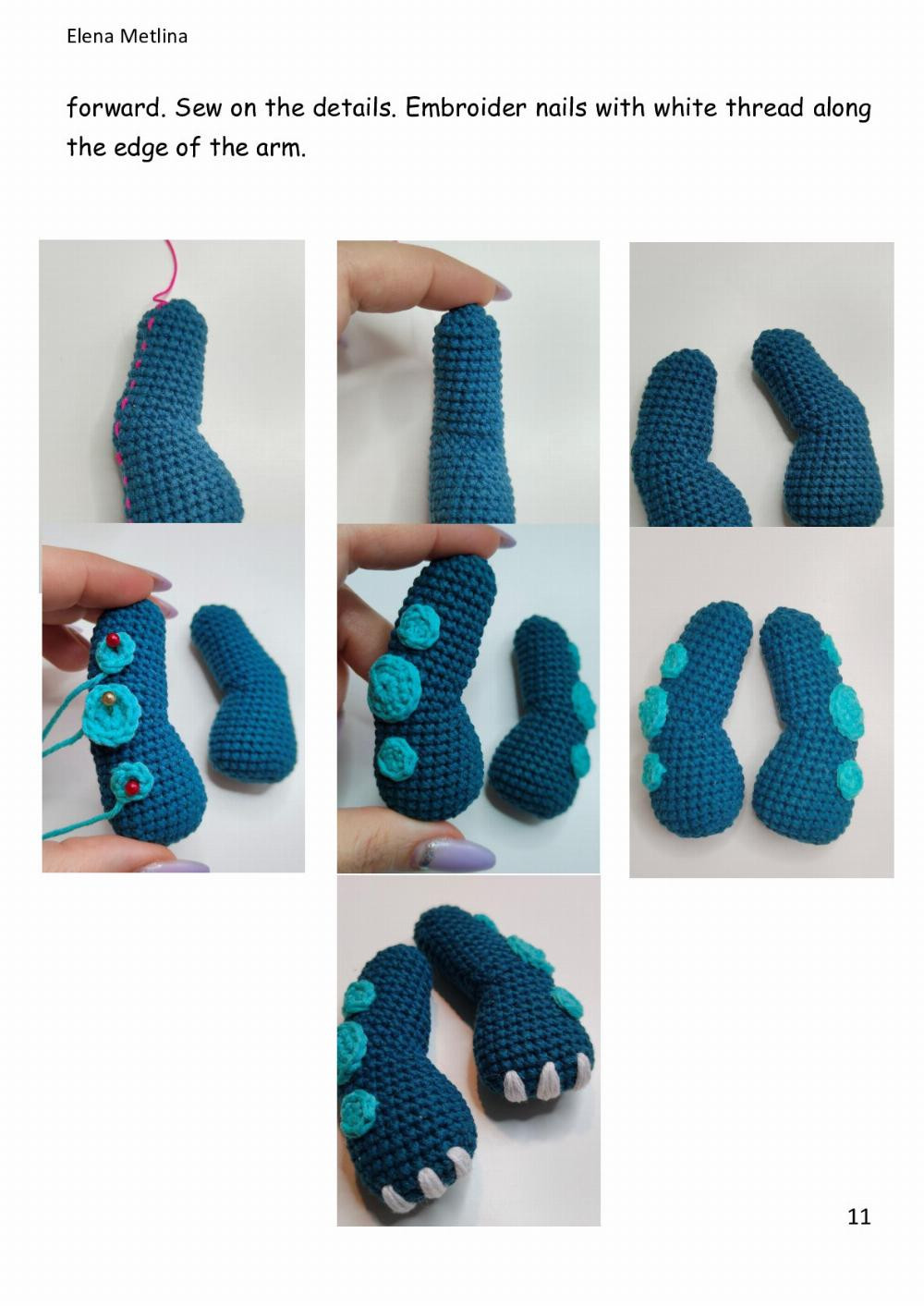 Elena Metlina Crochet pattern «Dragon»