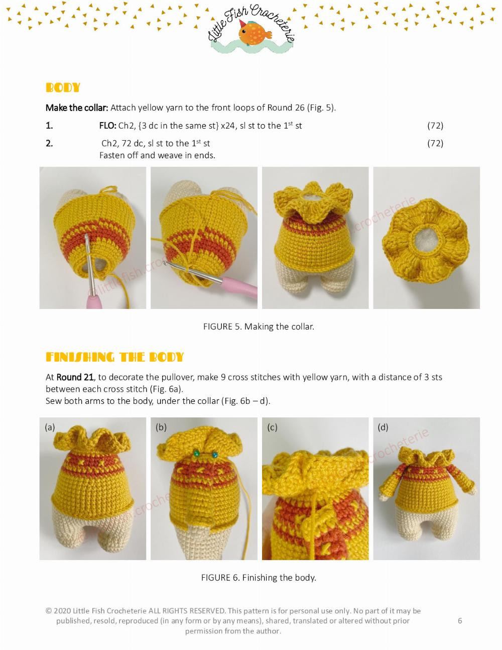 ELLIOT THE LITTLE BEAR Crochet Pattern