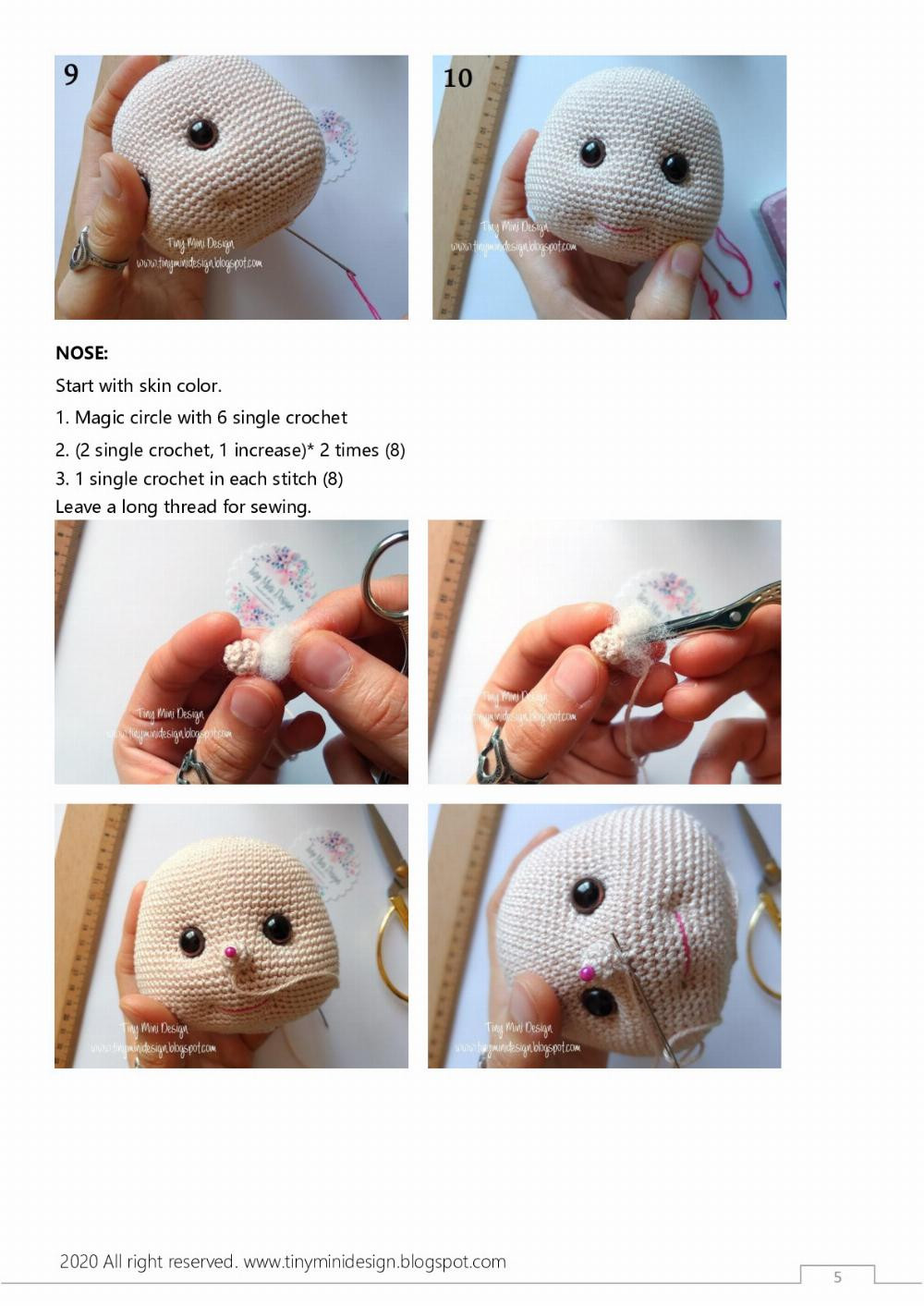 Emily Doll crochet pattern