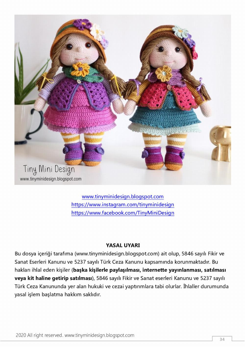 Emily Doll crochet pattern