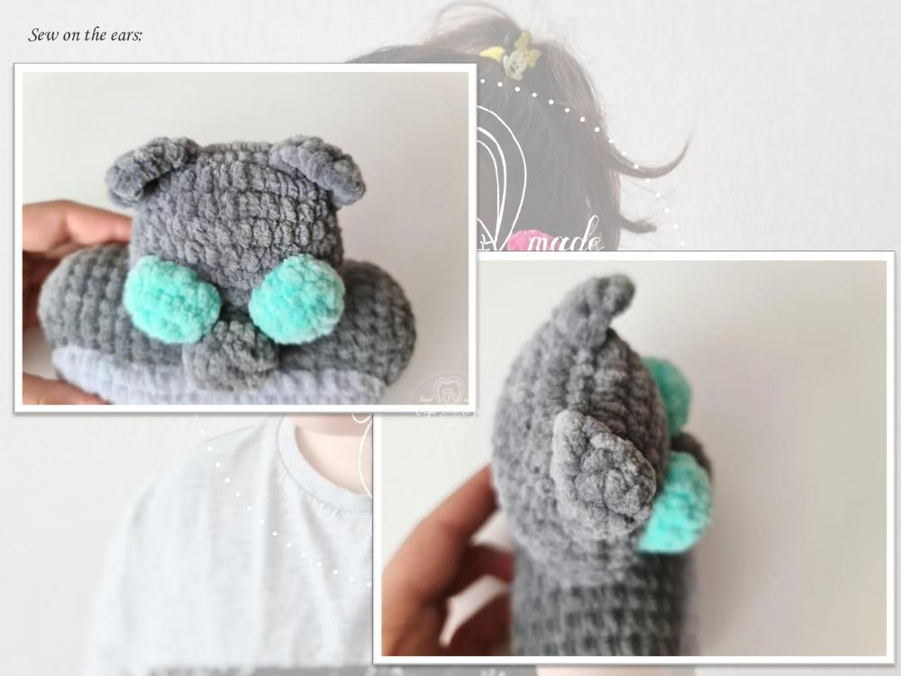 English Crochet Pattern the Cat Final size of the toy with the recommended materials ~ 36 cm