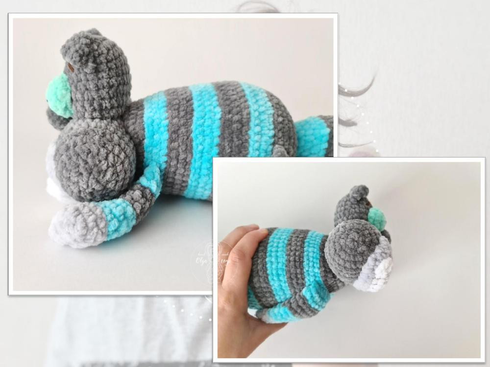 English Crochet Pattern the Cat Final size of the toy with the recommended materials ~ 36 cm