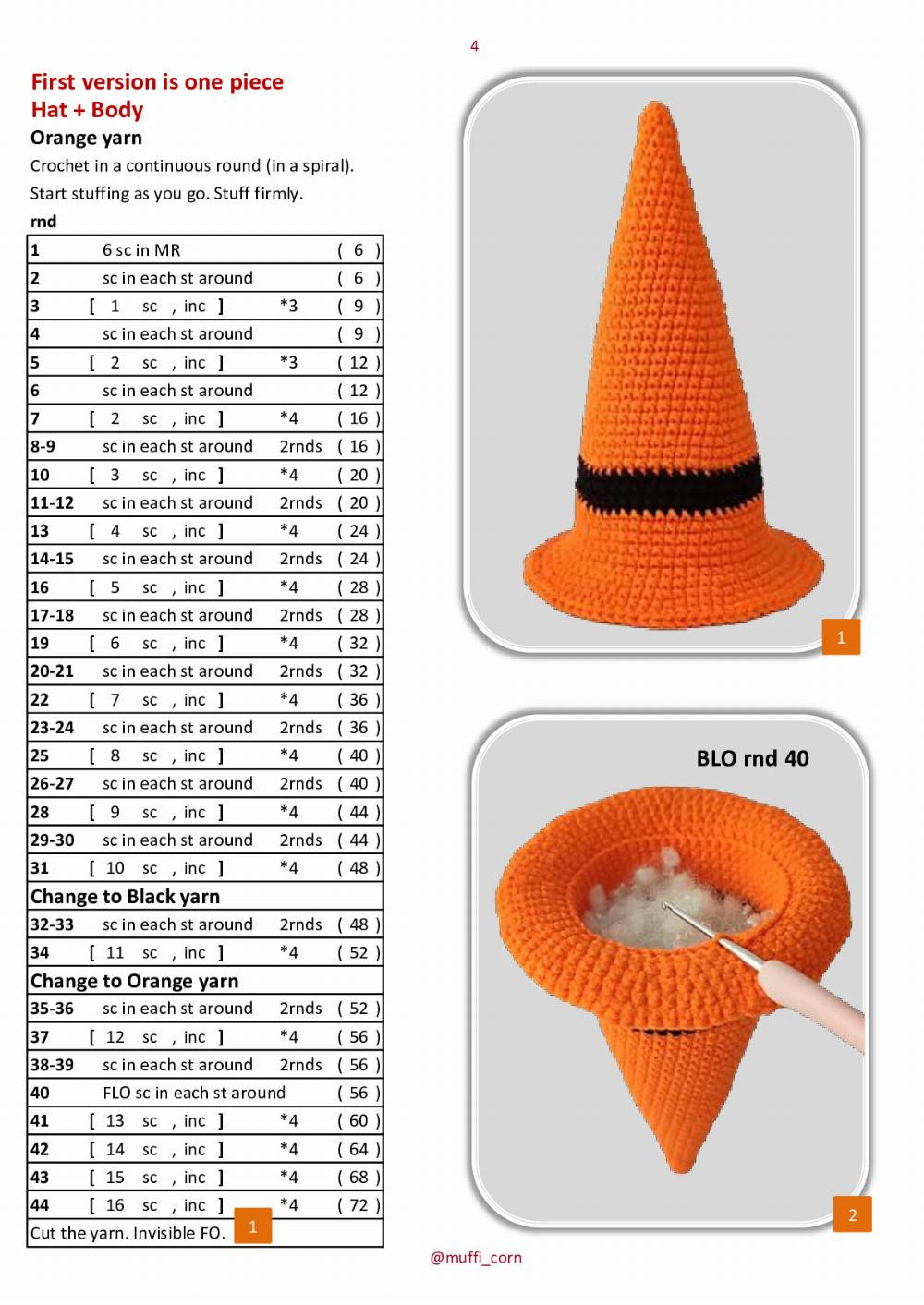 Fall Gnome crochet pattern