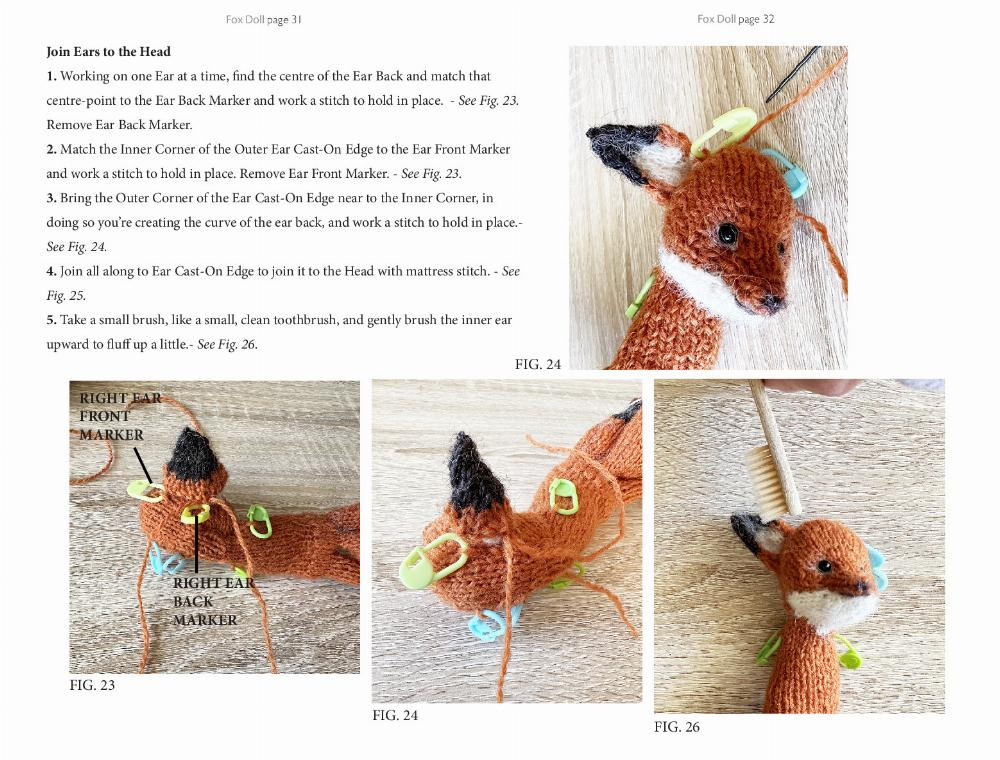 Fox doll For the shoes