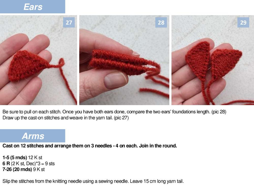 Fox Knitting Pattern