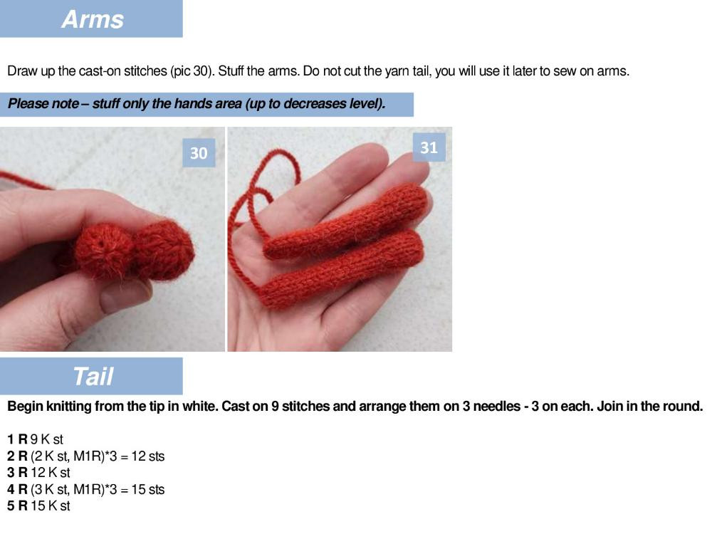 Fox Knitting Pattern