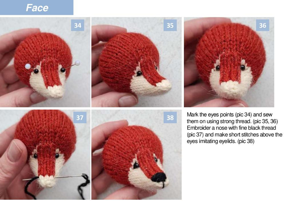 Fox Knitting Pattern