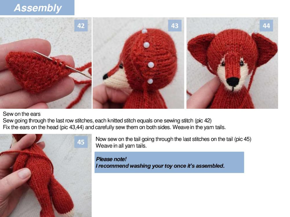 Fox Knitting Pattern