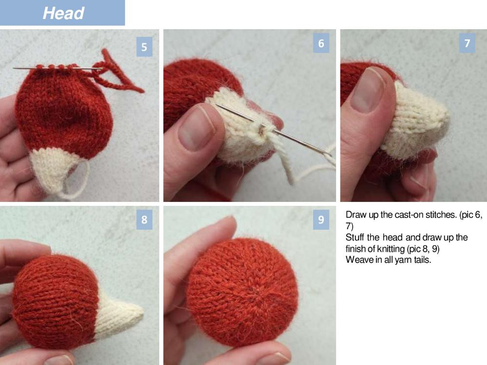 Fox Knitting Pattern