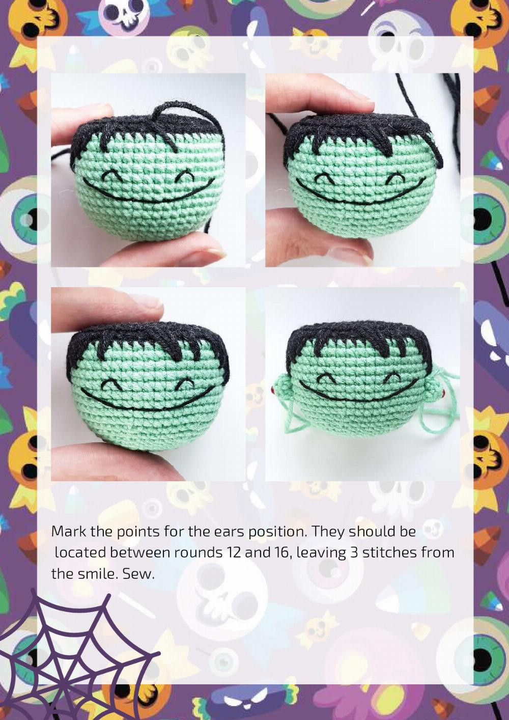 FRANKENSTEIN’S MONSTER crochet toy pattern