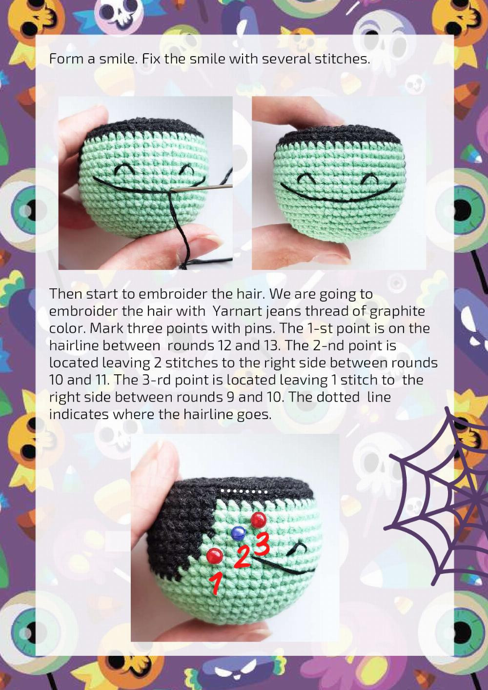 FRANKENSTEIN’S MONSTER crochet toy pattern