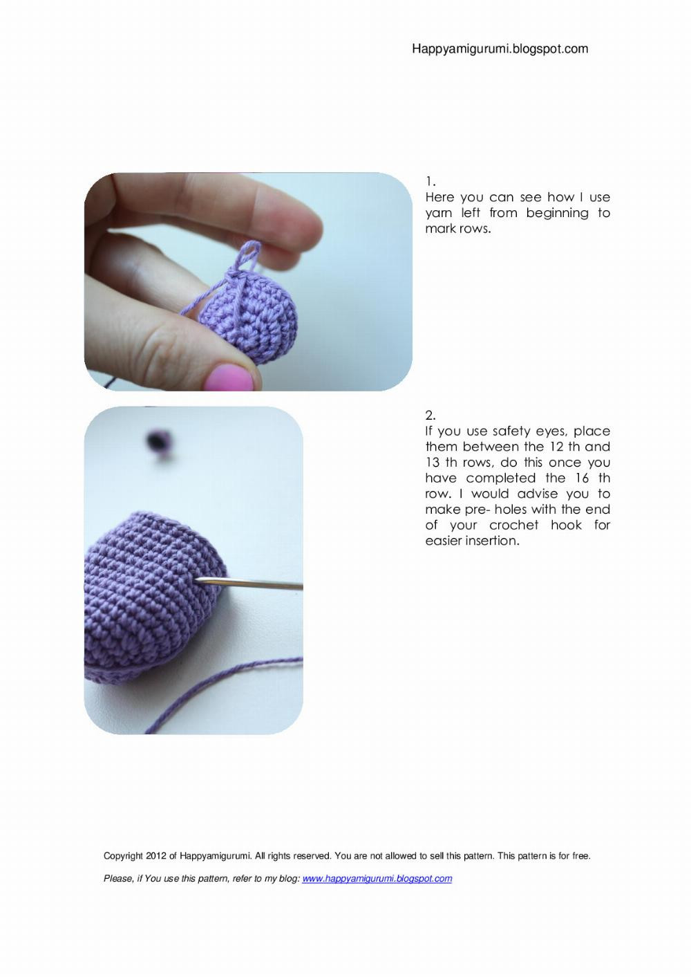 Free amigurumi snake pattern