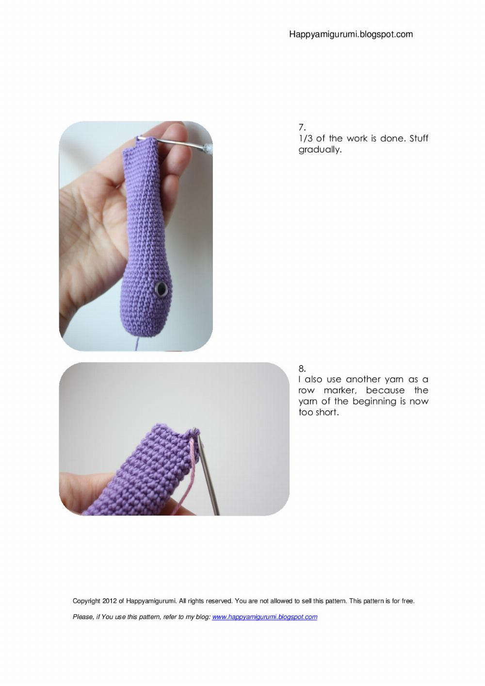 Free amigurumi snake pattern