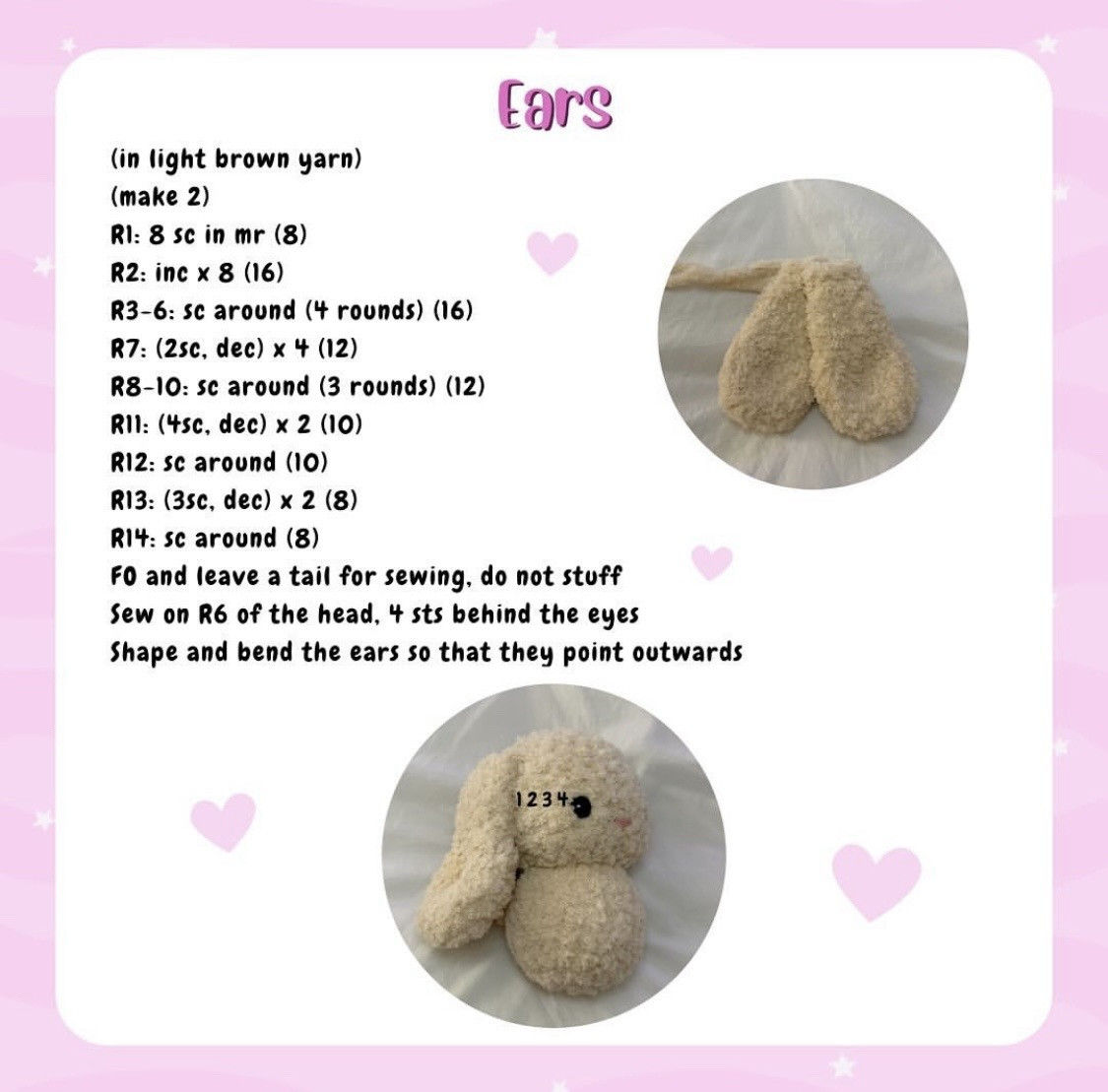 free pattern baby boba bunny crochet pattern