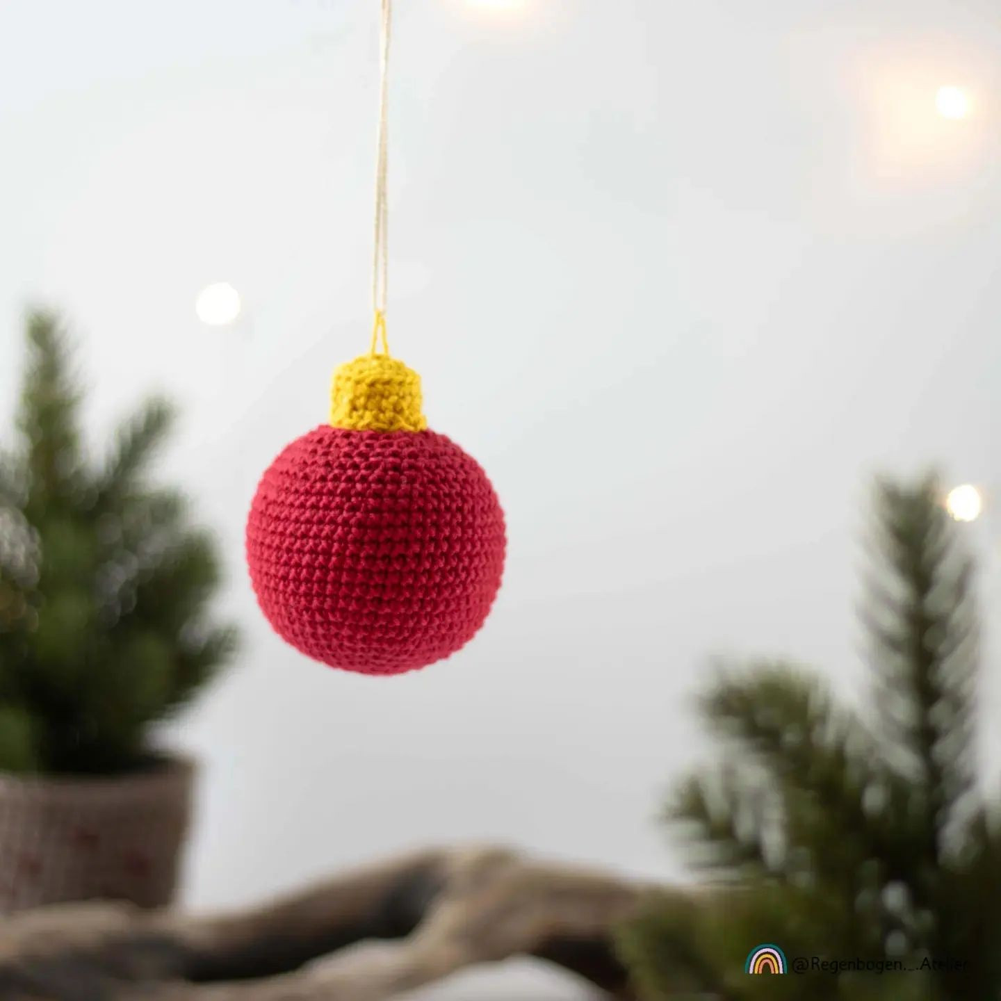 🔴 Free pattern - Christmas Bauble 🔴