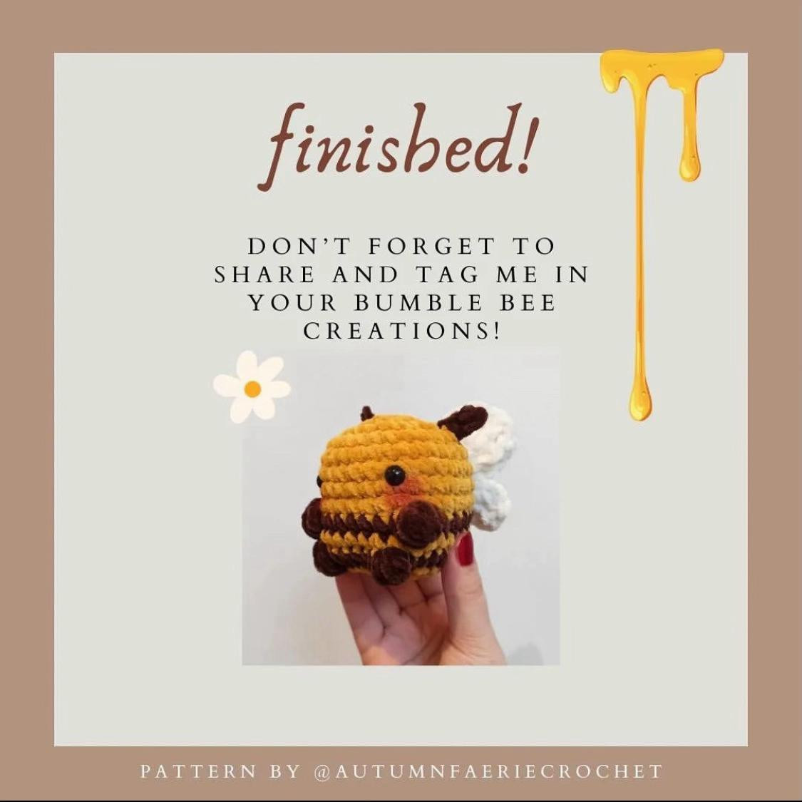 free pattern chubby bumble