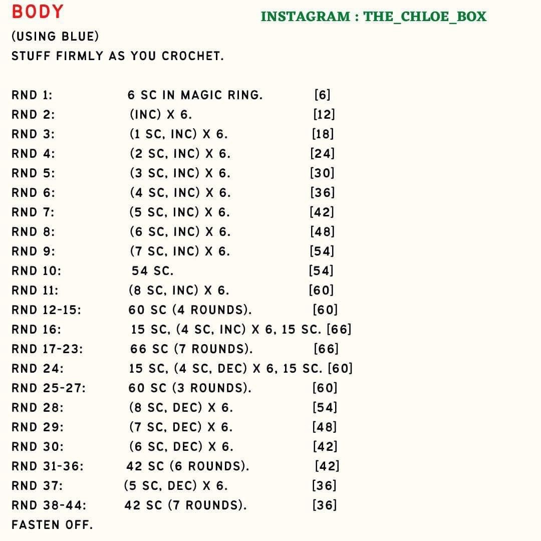 free pattern oggy amirugurmi pattern