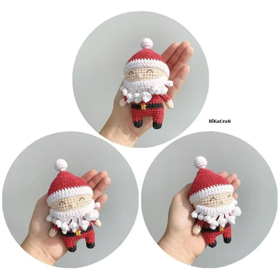 Free pattern 🎅 Santa Claus mini🎅🏼