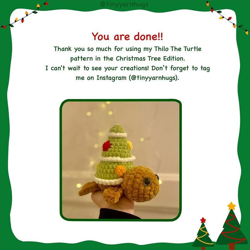 free pattern thilo the turtle