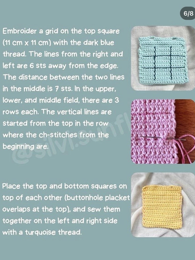 free pattern tic tac toe  travel game pouch