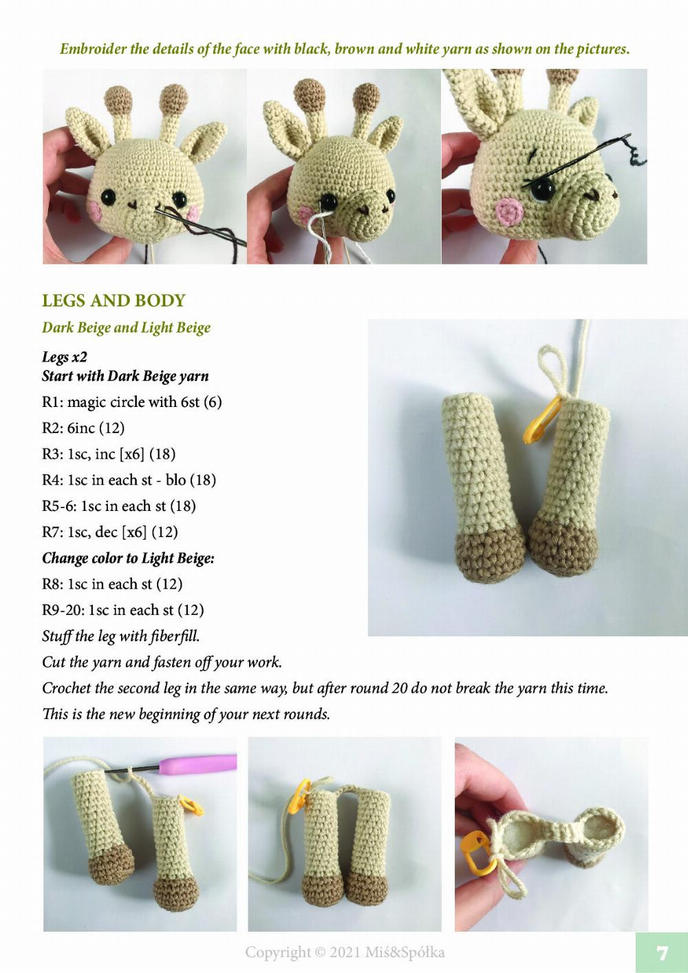 GLORIA THE GIRAFFE CROCHET PATTERN