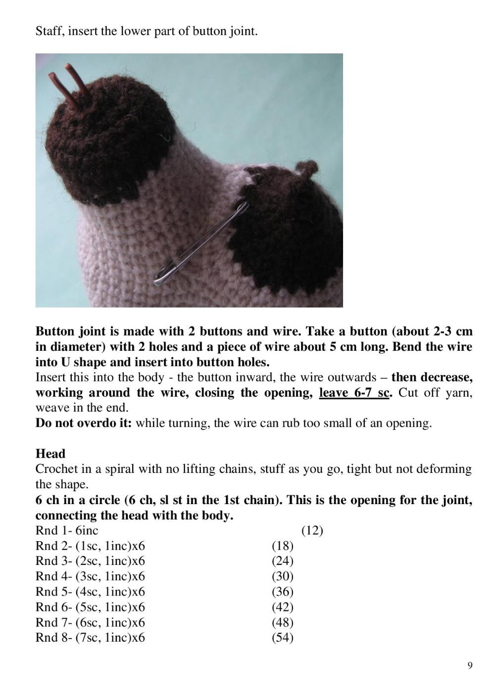 GOATLING crochet pattern