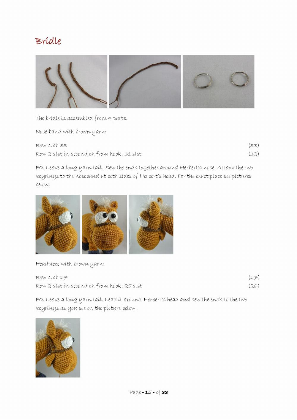 Herbert the Horse crochet pattern