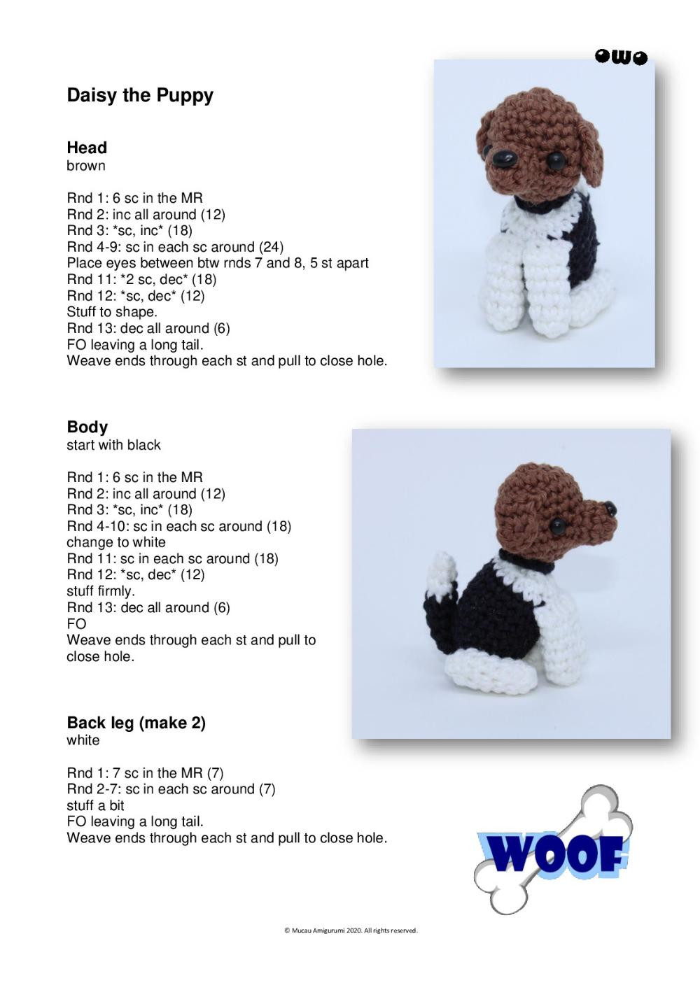 John Wick doll Amigurumi Pattern