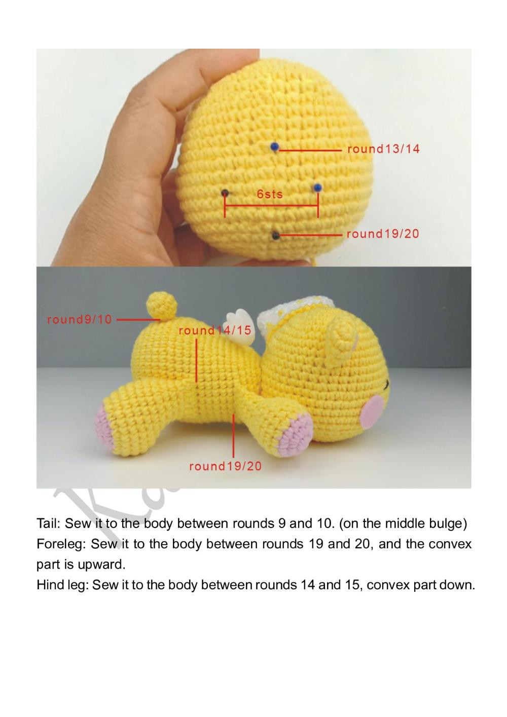 KaiaCrochet Sleepy Bear-Cloud Crochet Pattern