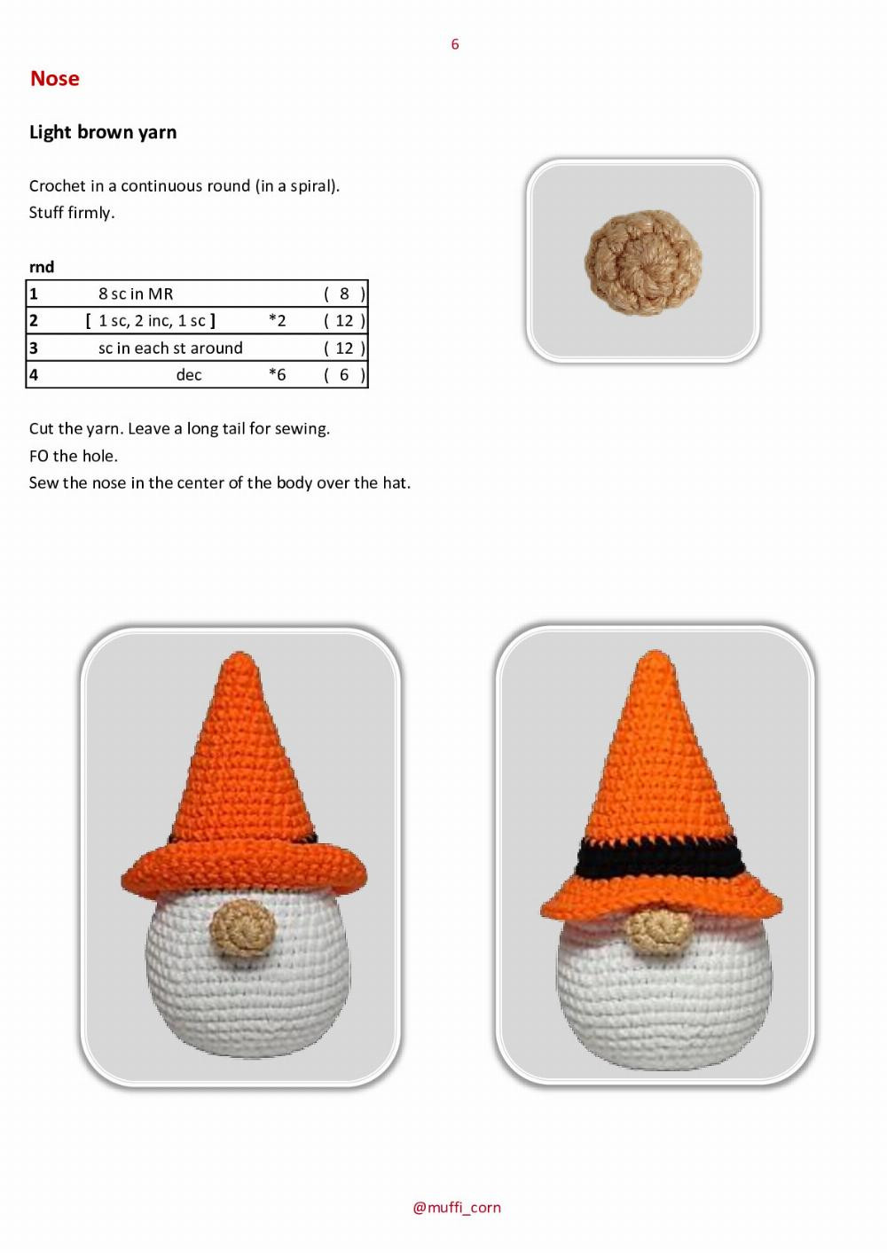 Keychain Pumpkin Gnome