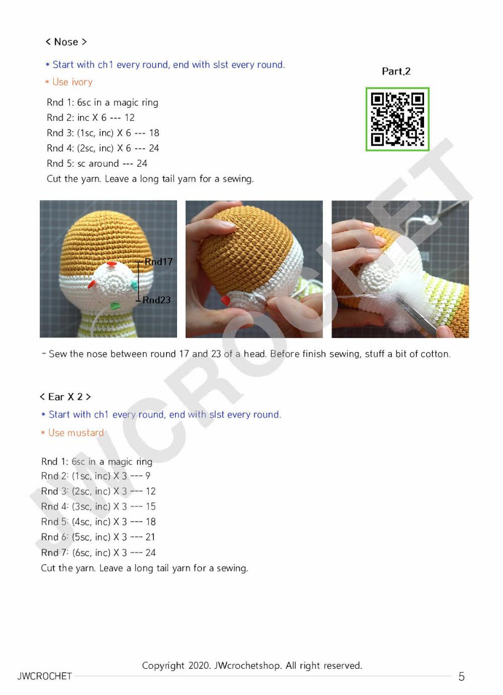 knitting cat crochet pattern