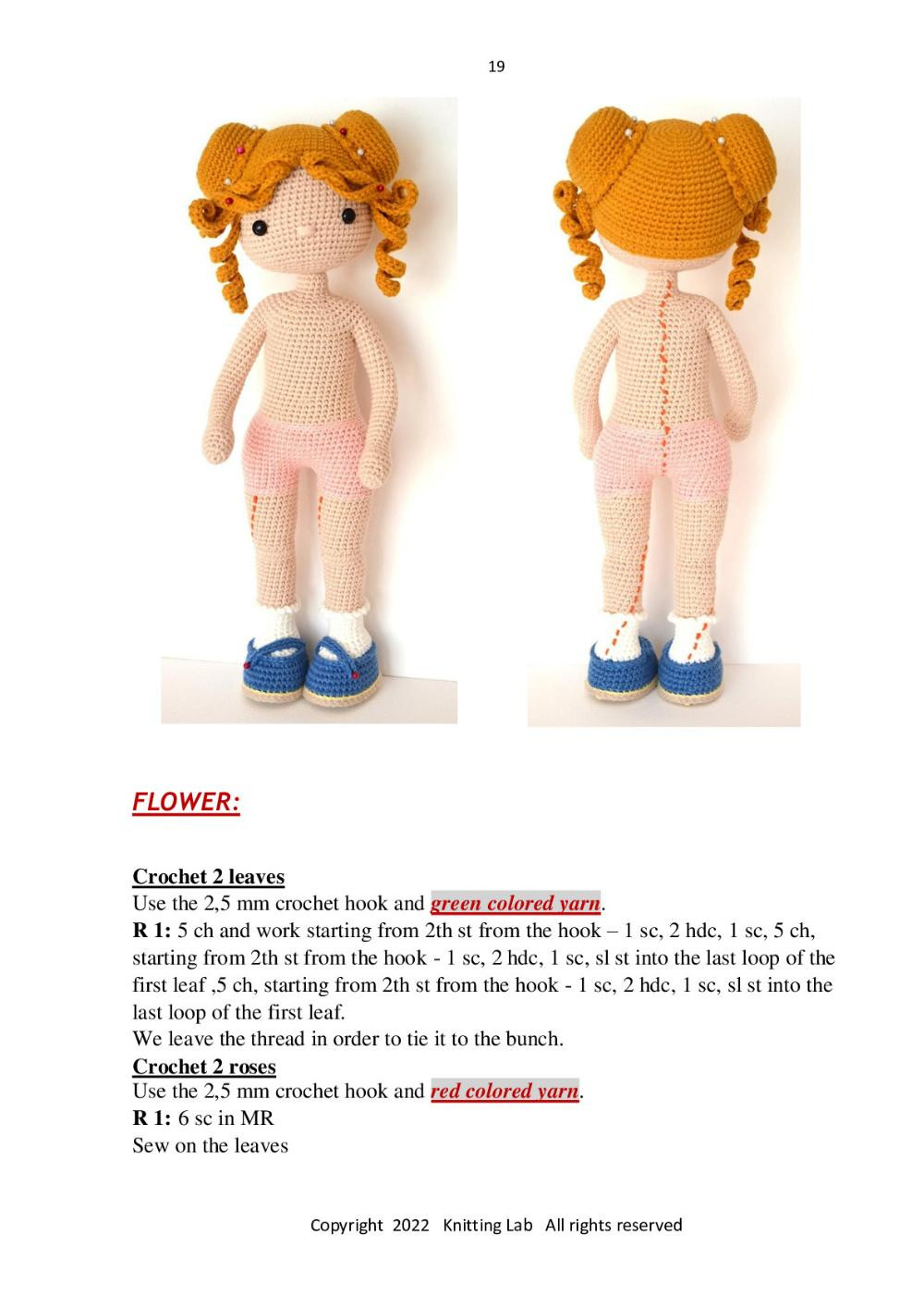 KNITTING LAB PRESENTS DOLL ELIZA