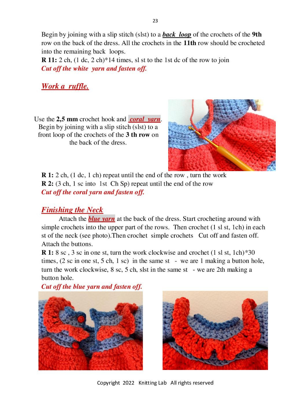 KNITTING LAB PRESENTS DOLL ELIZA