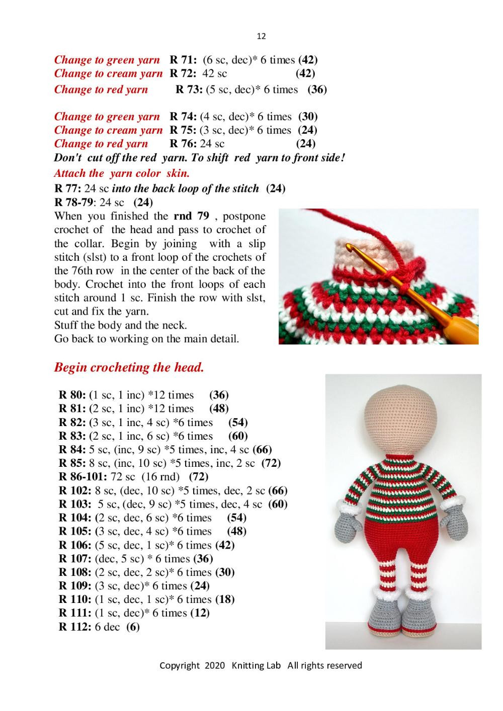 KNITTING LAB PRESENTS LONY, the Christmas ELF