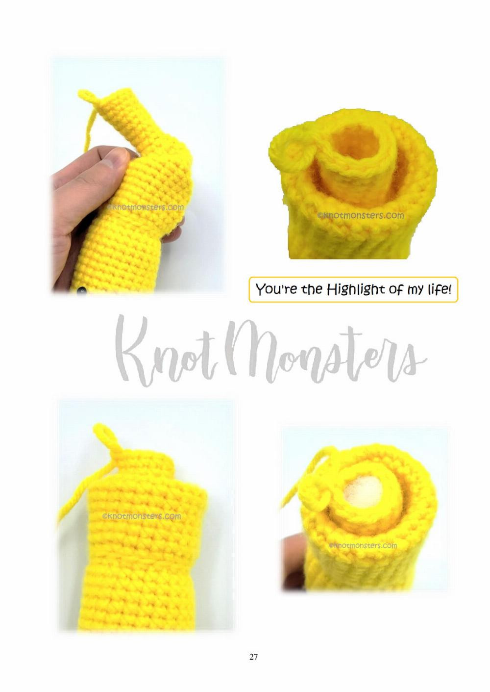 knot monsters school edition 20 amigur7umi crochet pattern