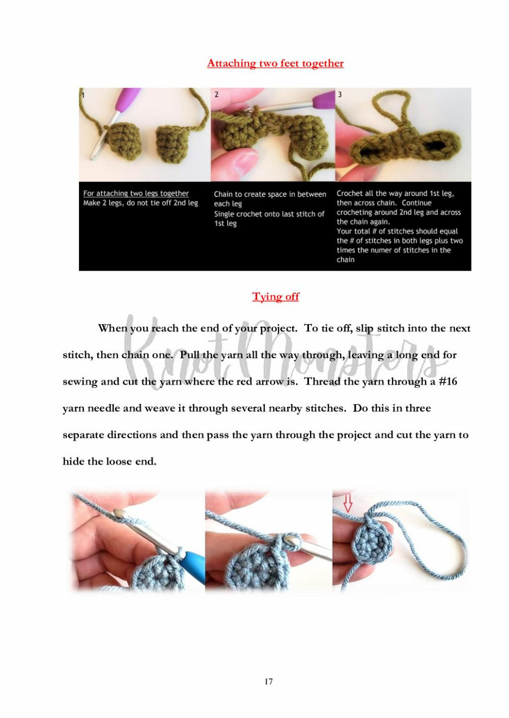 knot monsters weather edition amigurumi crochet pattern