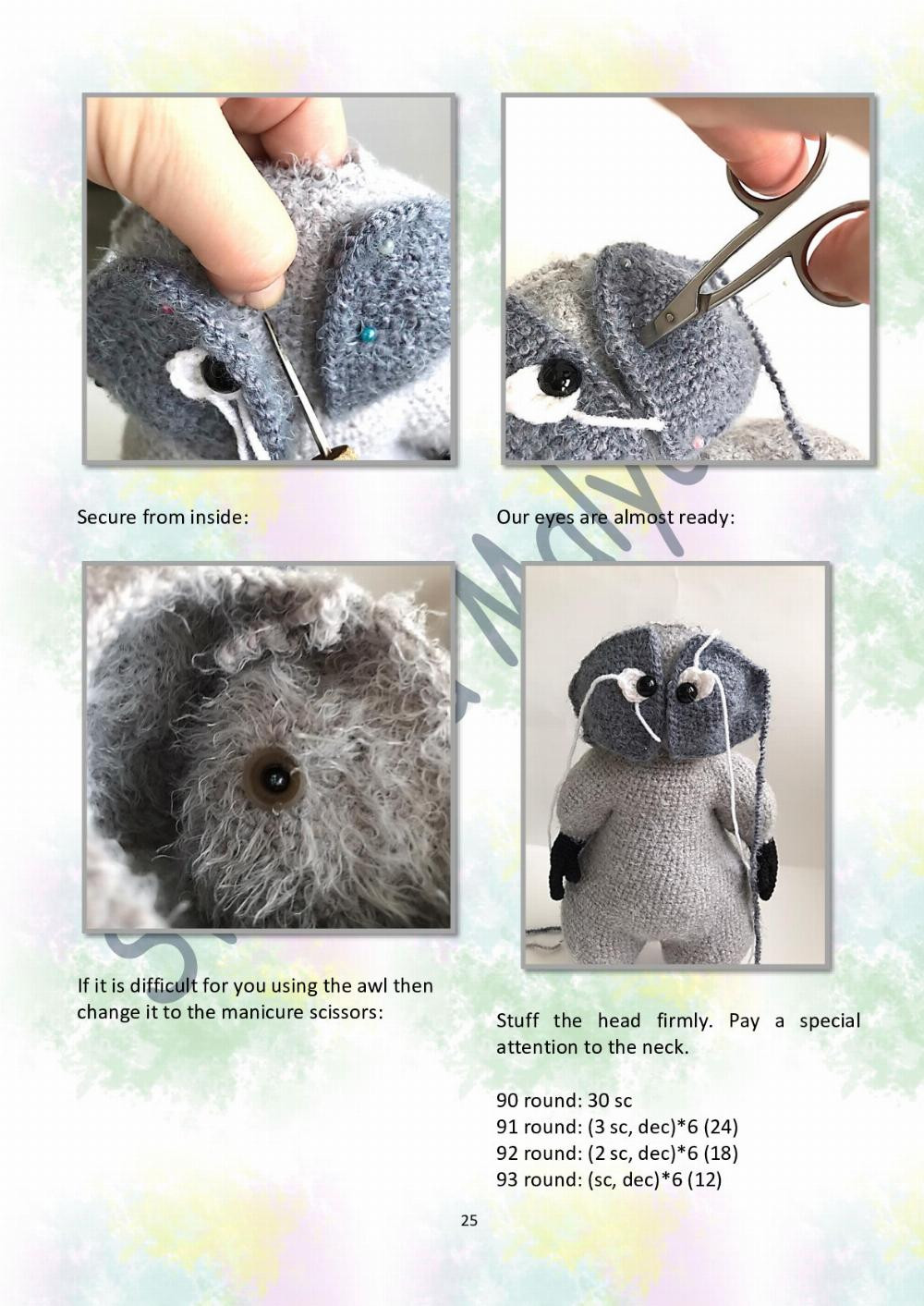 KROSH Raccoon (only crochet hook)