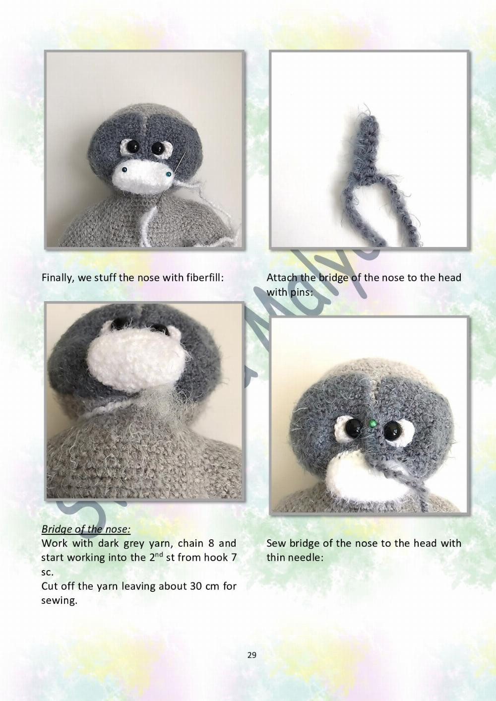 KROSH Raccoon (only crochet hook)