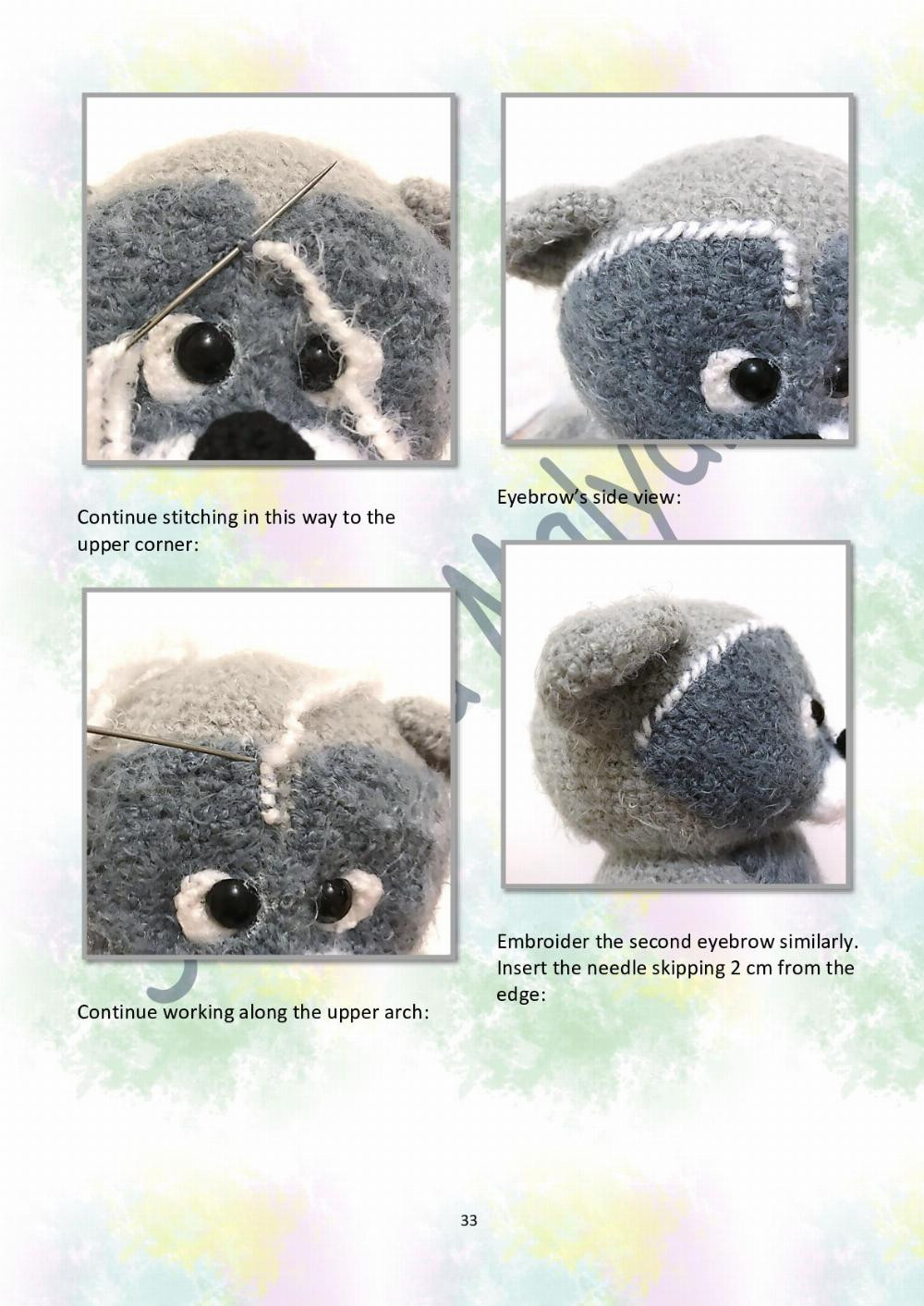 KROSH Raccoon (only crochet hook)